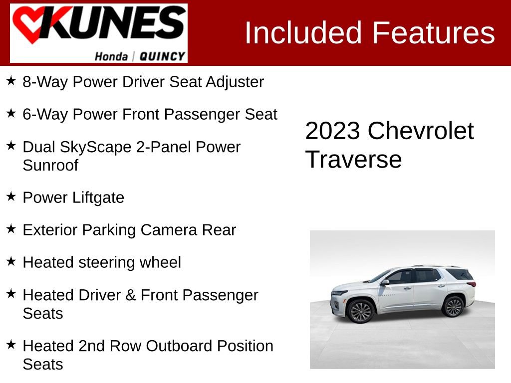 Used 2023 Chevrolet Traverse Premier image 3