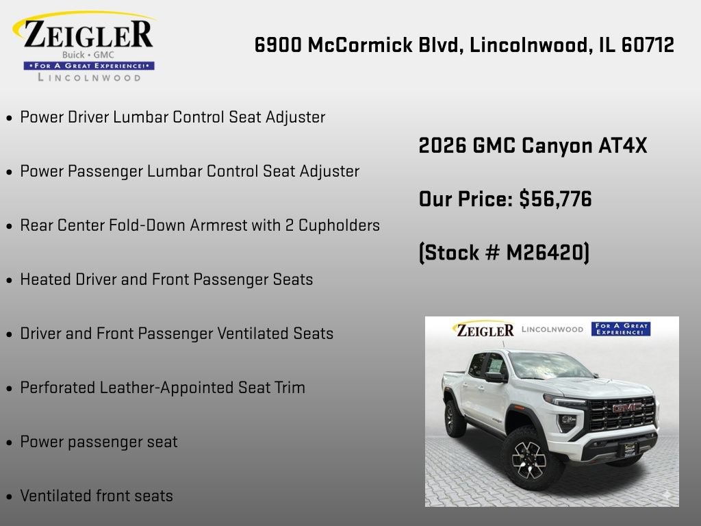 New 2026 GMC Canyon AT4X AWD/4WD image 36