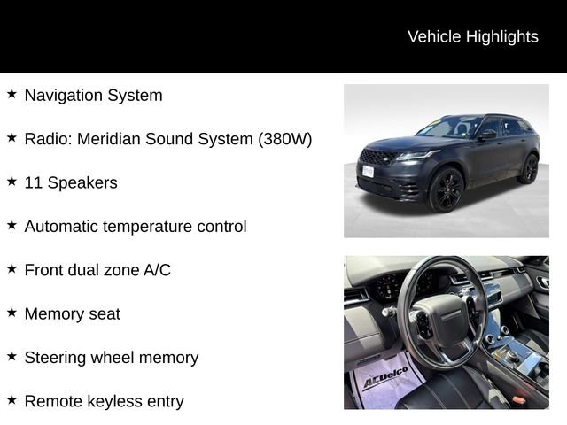 Used 2020 Land Rover Range Rover Velar R-Dynamic S AWD/4WD image 7