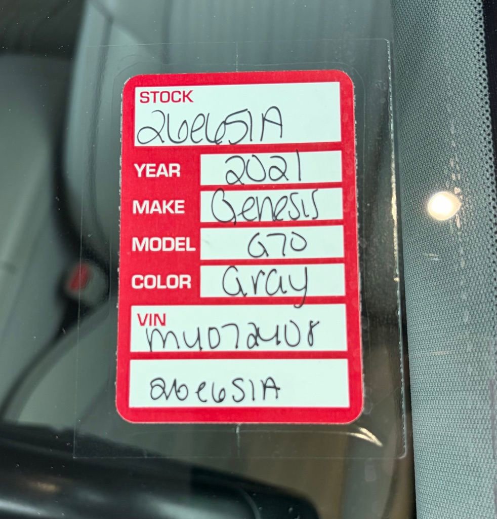 Used 2021 Genesis G70 2.0T w/ Elite Package AWD/4WD image 25