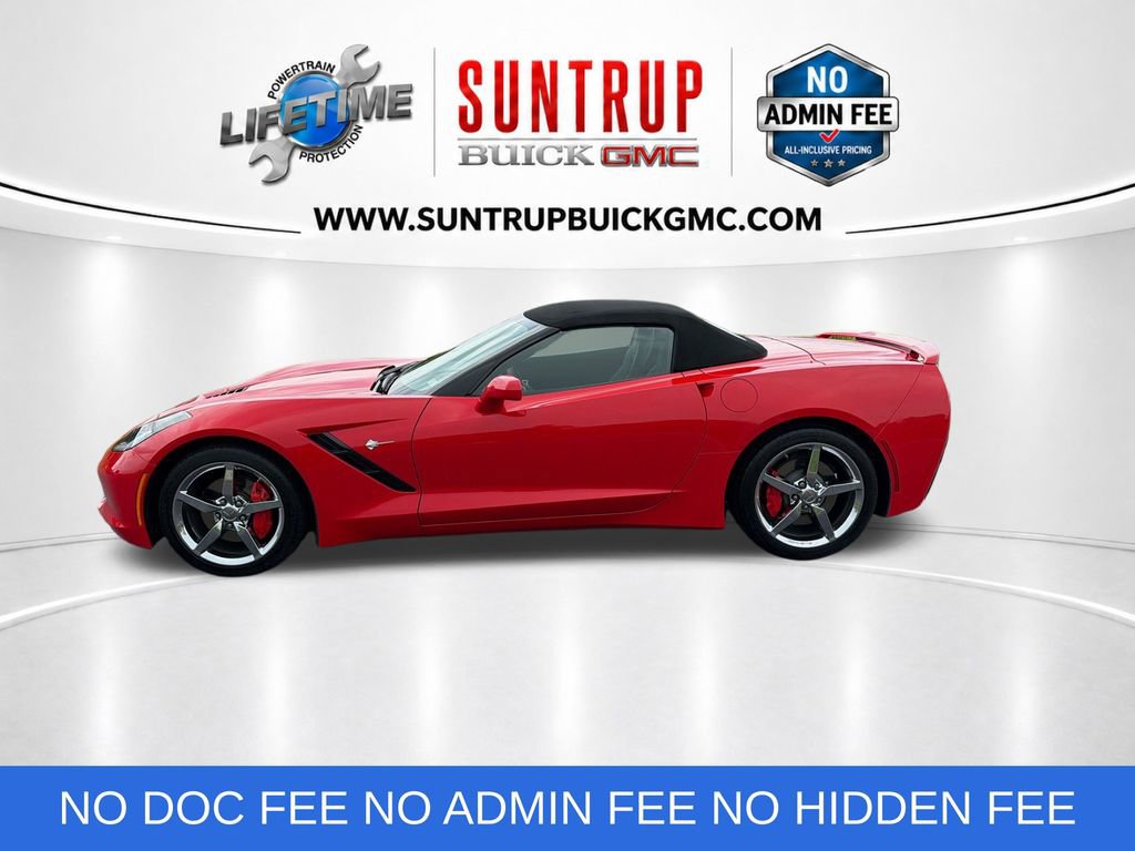 Used 2014 Chevrolet Corvette Stingray Convertible w/ 3LT Preferred Equipment Group RWD image 2