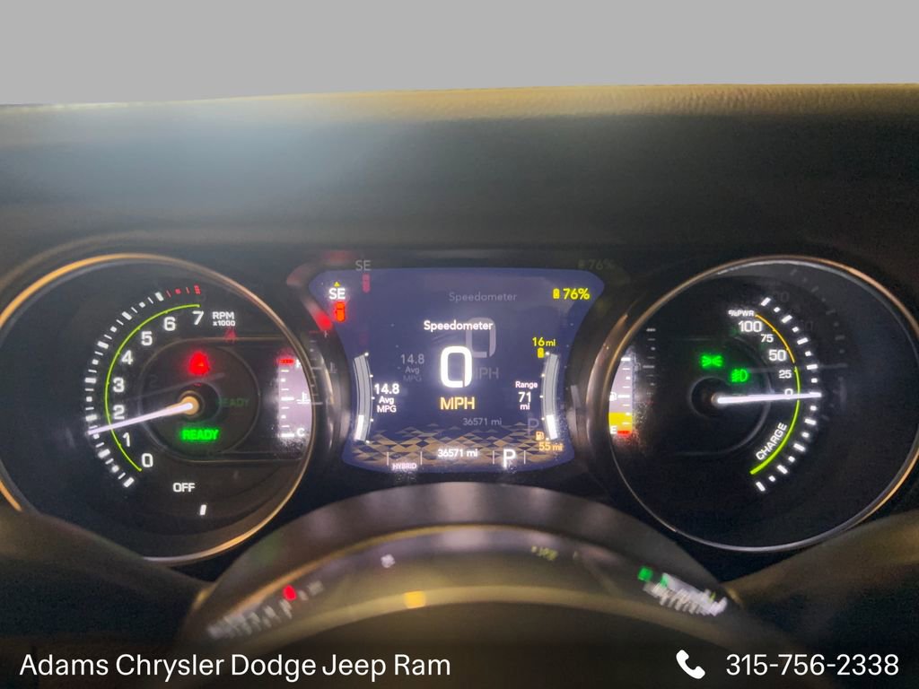 Used 2023 Jeep Wrangler Unlimited Rubicon 4xe w/ Cold Weather Group image 15