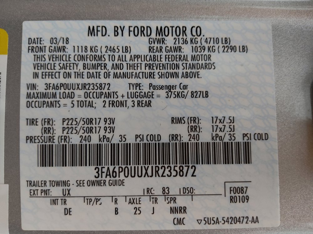 Used 2018 Ford Fusion S FWD image 33