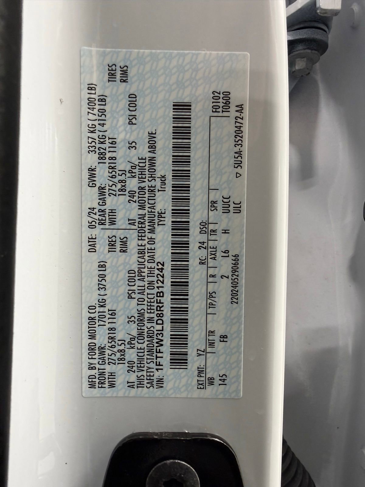 Used 2024 Ford F150 XLT w/ Equipment Group 302A MID image 17