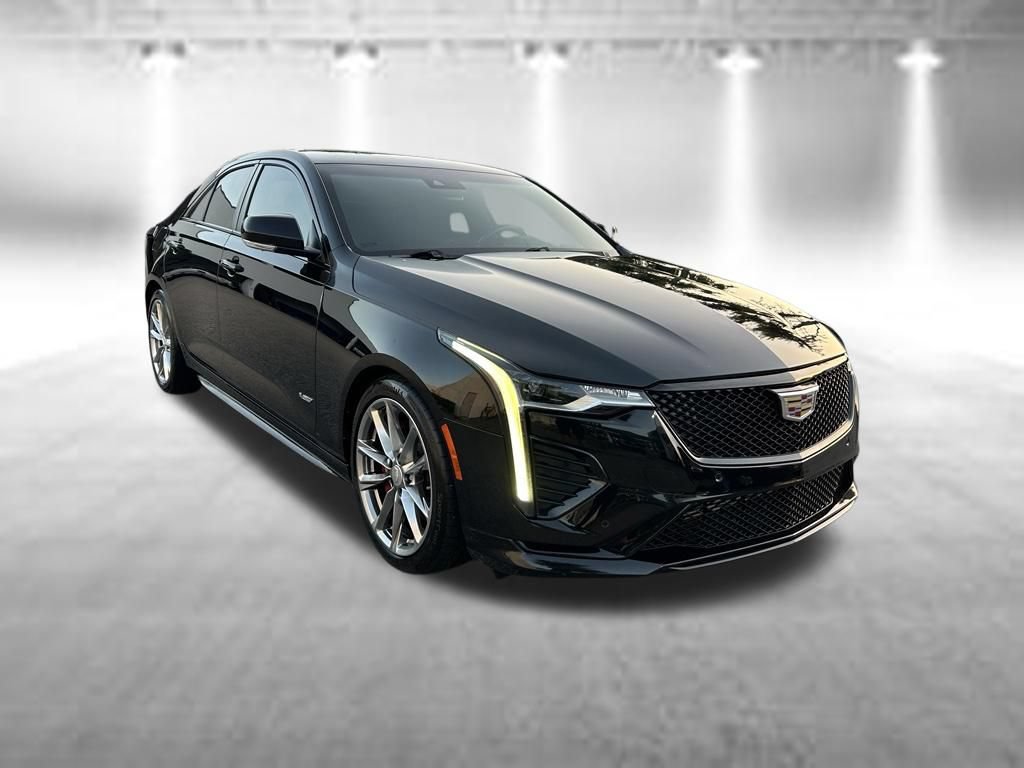 Used 2023 Cadillac CT4 V w/ Technology Package RWD image 2