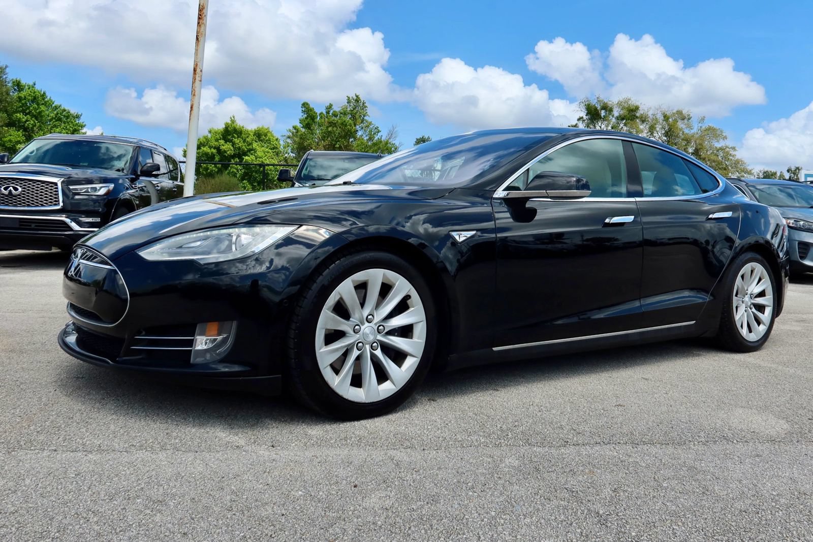 Used 2015 Tesla Model S 70D AWD/4WD image 5