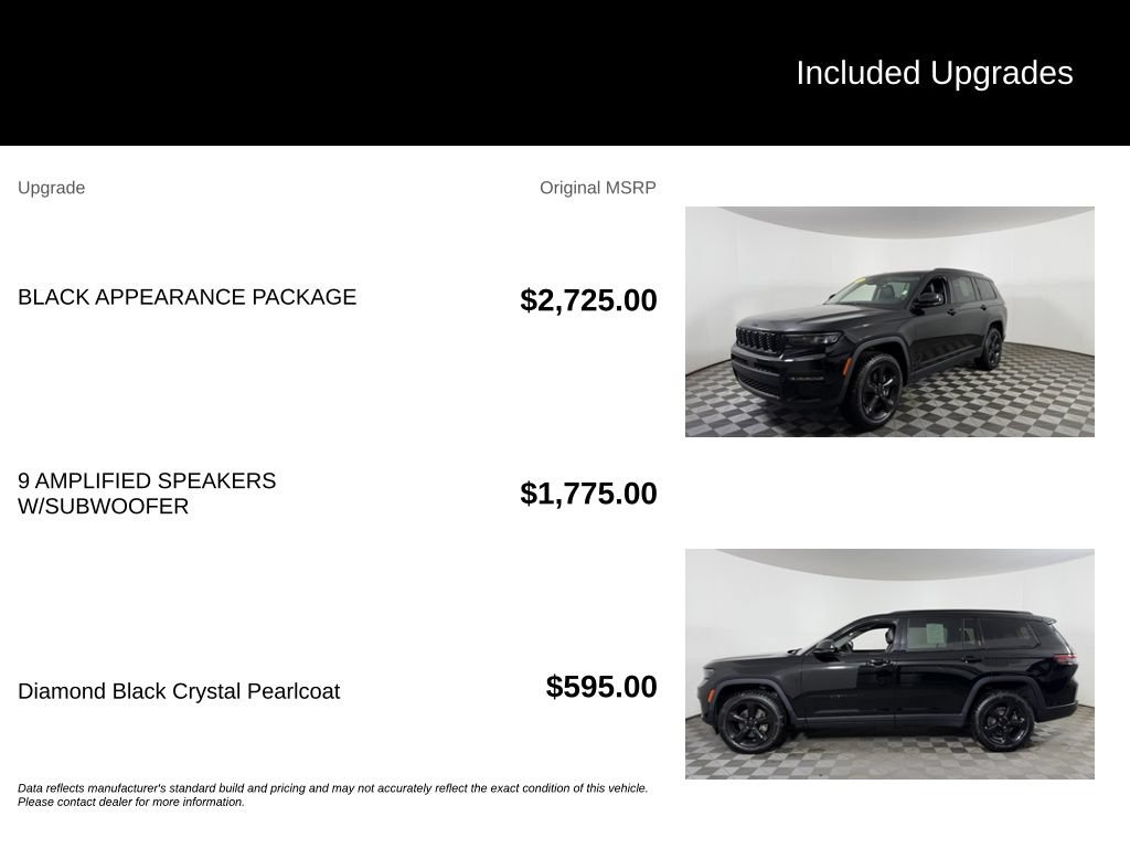 Used 2023 Jeep Grand Cherokee L Limited w/ Black Appearance Package AWD/4WD image 6