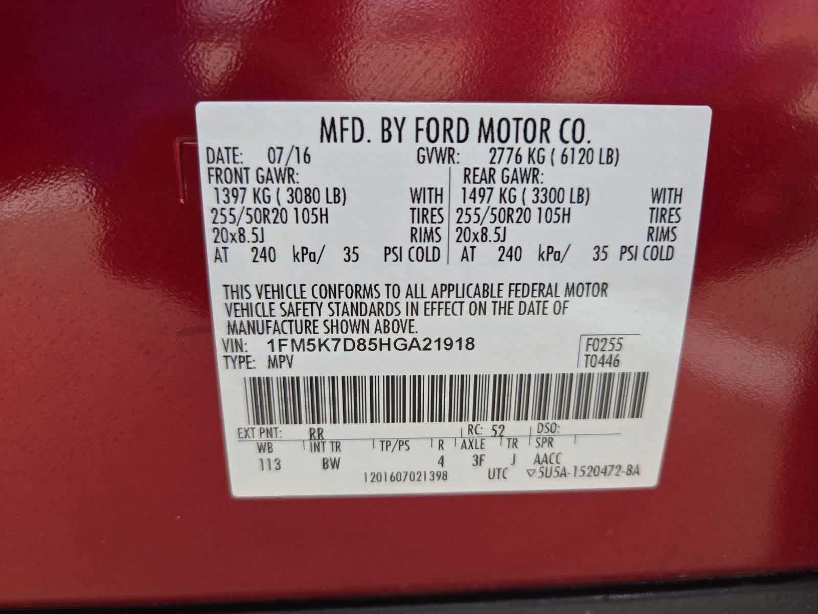 Used 2017 Ford Explorer XLT w/ Equipment Group 202A FWD image 35