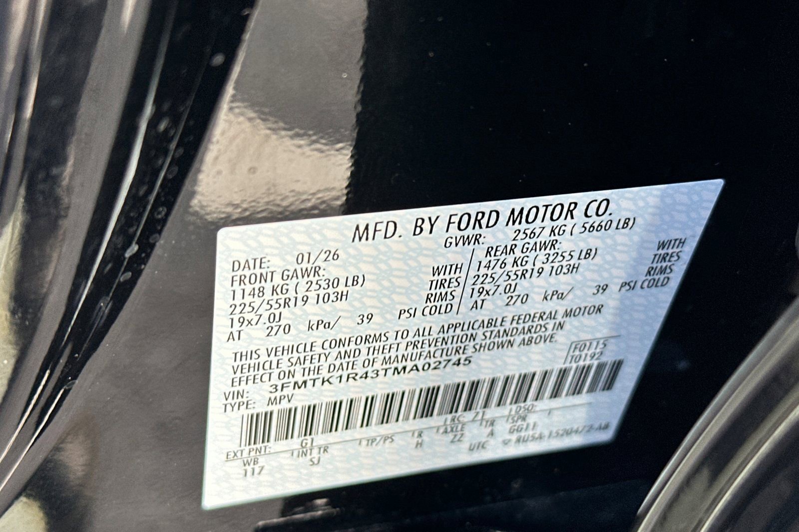 New 2026 Ford Mustang Mach-E Select w/ Interior Protection Package image 28