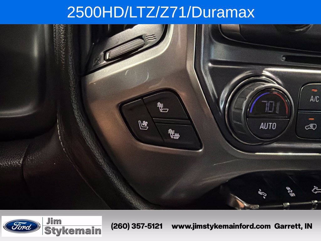 Used 2017 Chevrolet Silverado 2500 LTZ w/ Duramax Plus Package AWD/4WD image 25