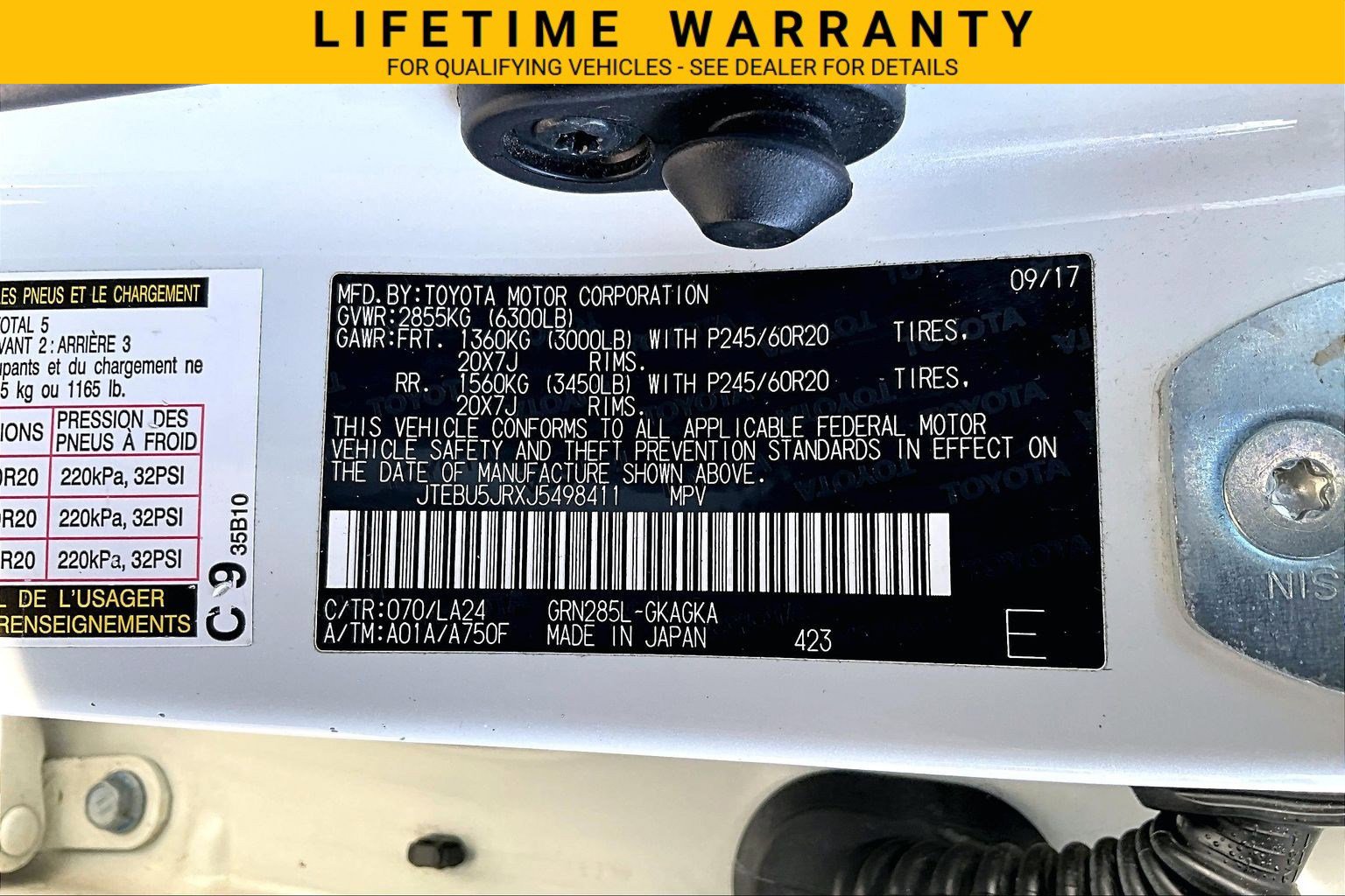 Used 2018 Toyota 4Runner Limited AWD/4WD image 35