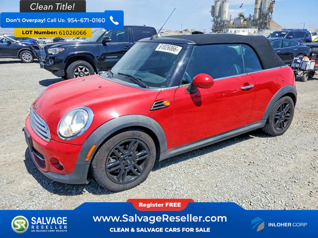 Used 2015 MINI Cooper Convertible w/ Always Open Package FWD image 1