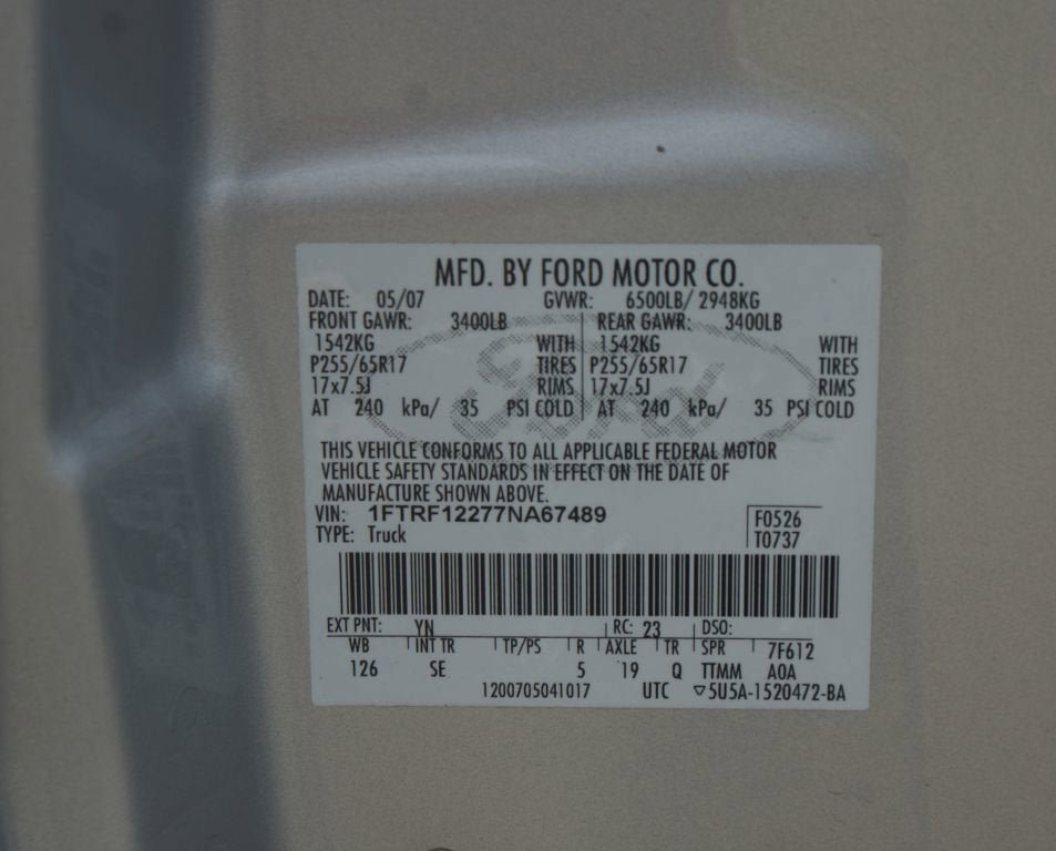 Used 2007 Ford F150 STX RWD image 15