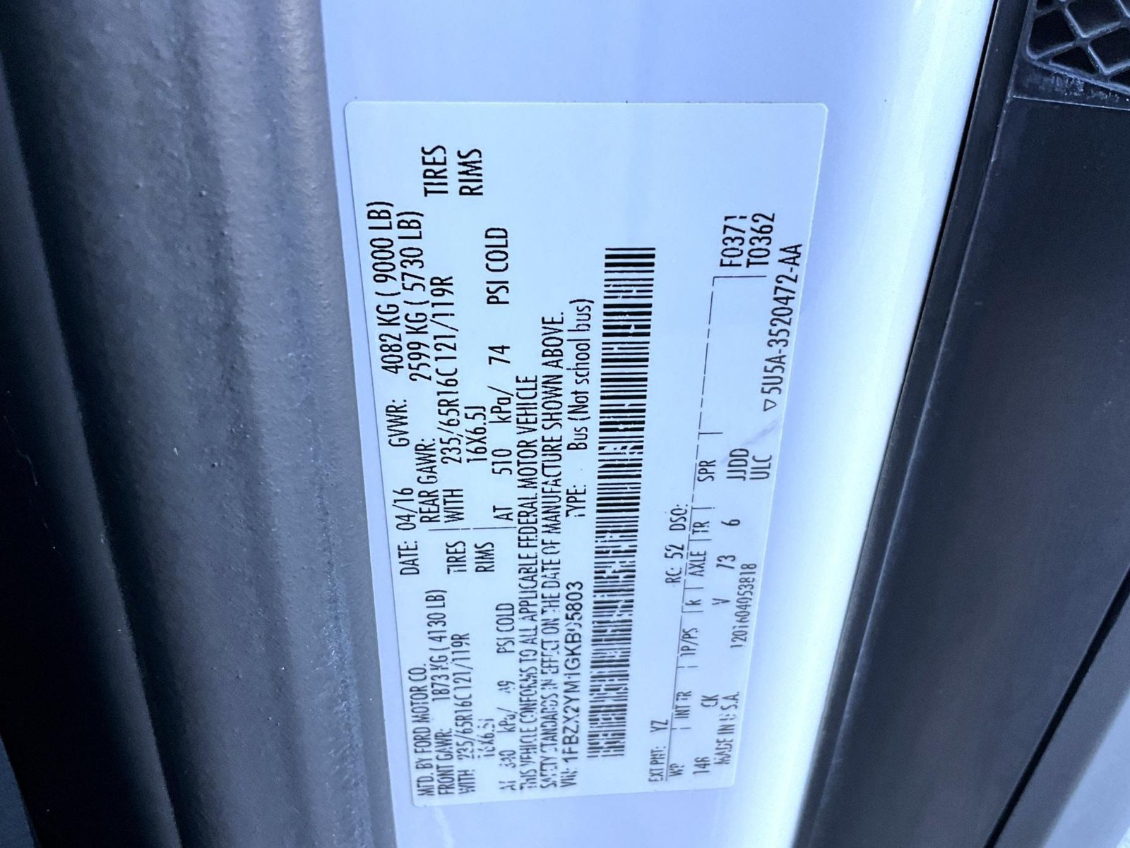 Used 2016 Ford Transit 350 XLT RWD image 24