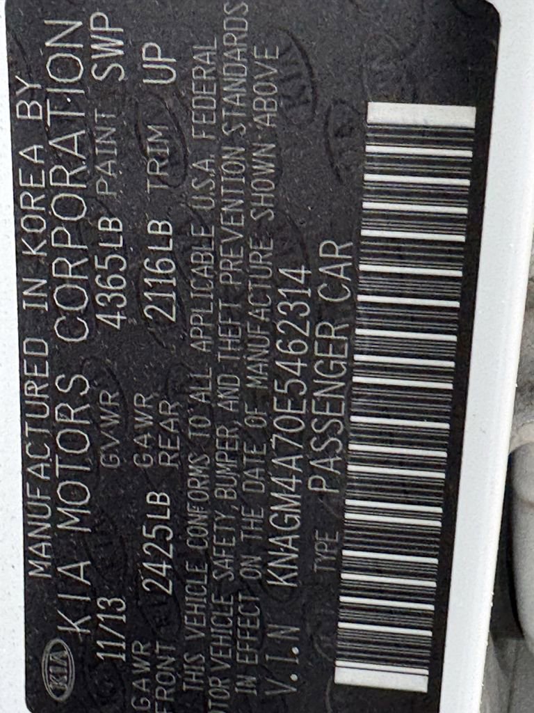 Used 2014 Kia Optima LX w/ Paint Protection Film Package image 31