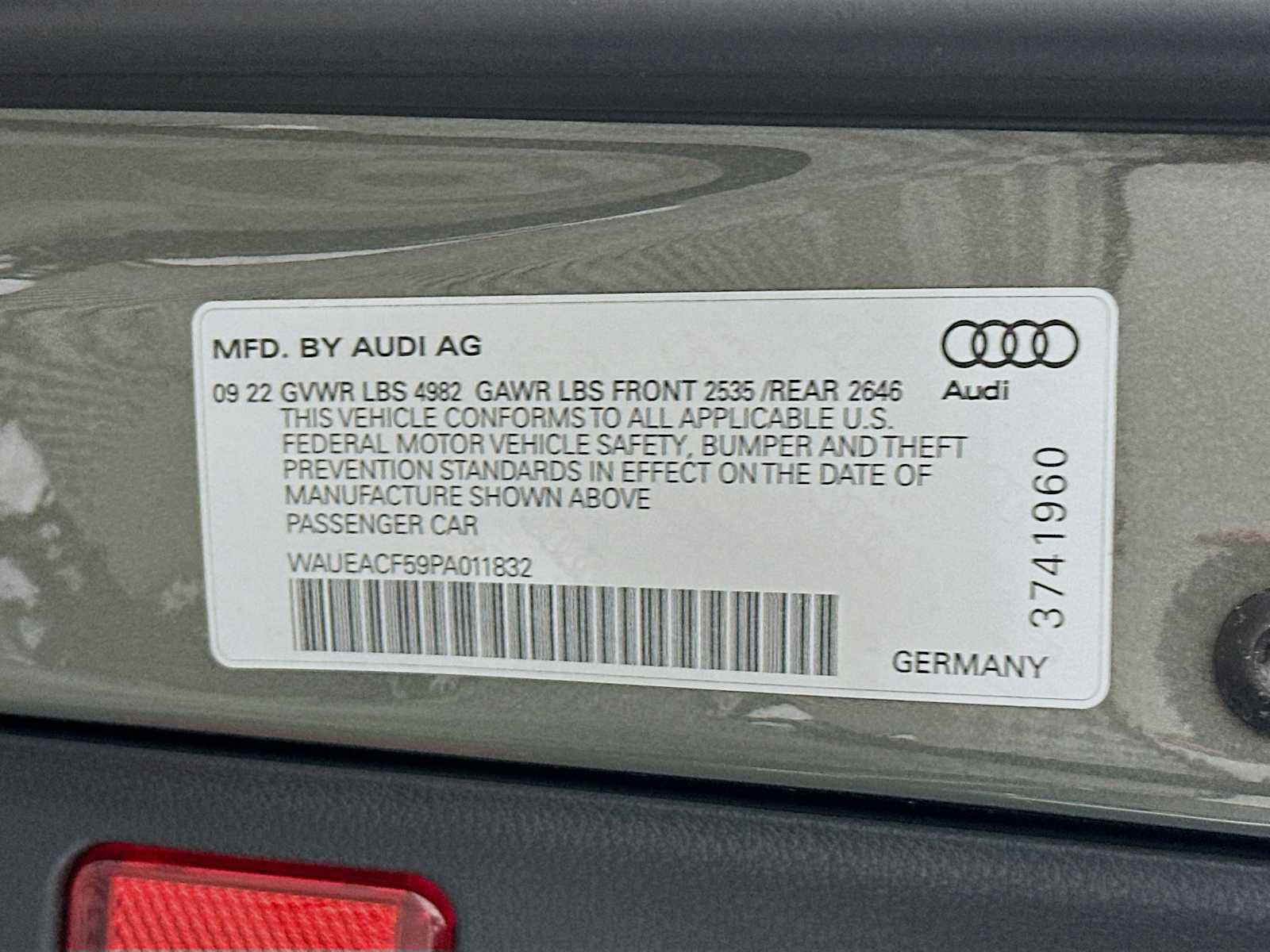 Certified 2023 Audi A5 2.0T Prestige w/ Black Optic Plus Package image 31