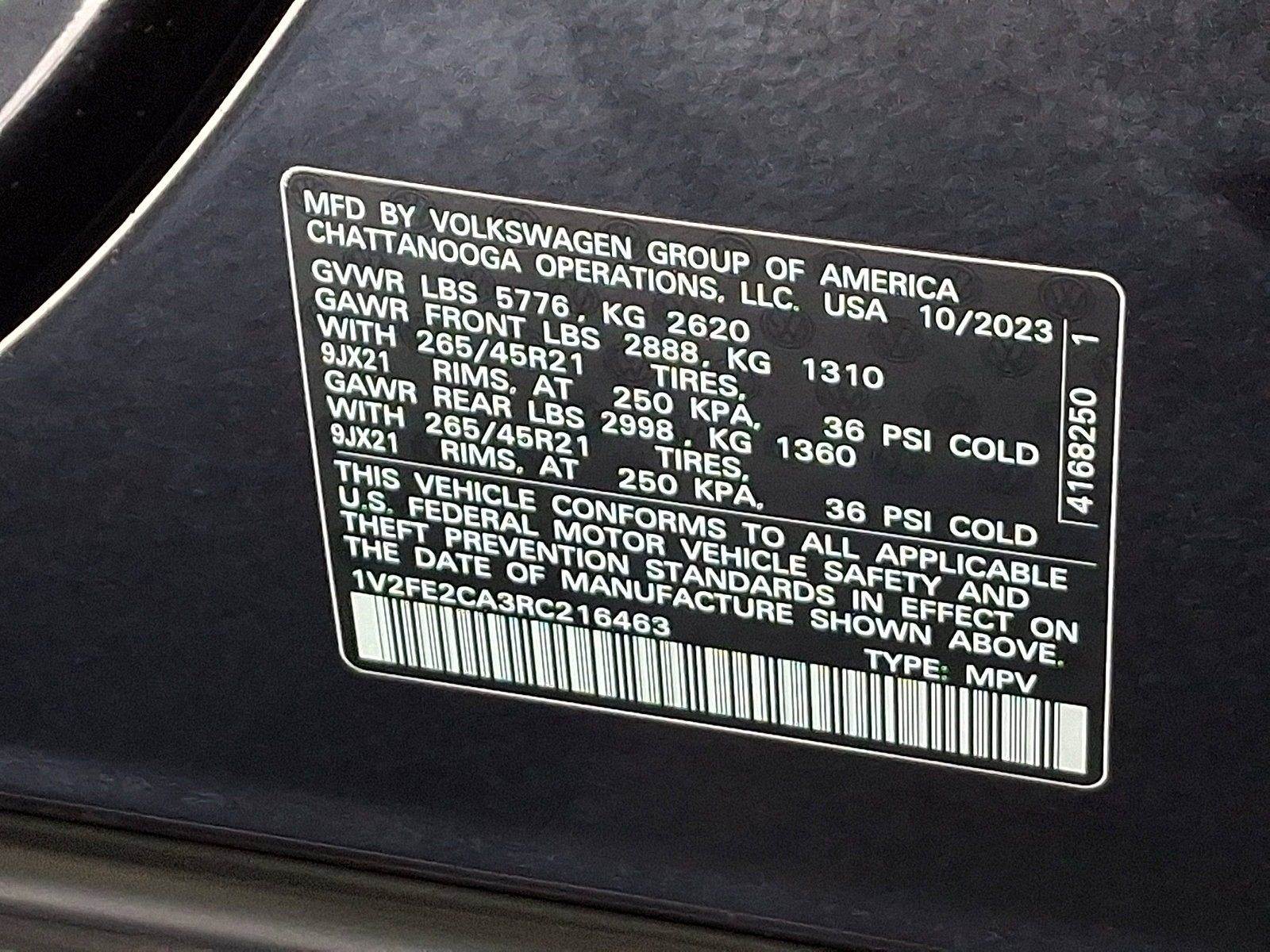 Used 2024 Volkswagen Atlas Cross Sport SEL Premium R-Line AWD/4WD image 27