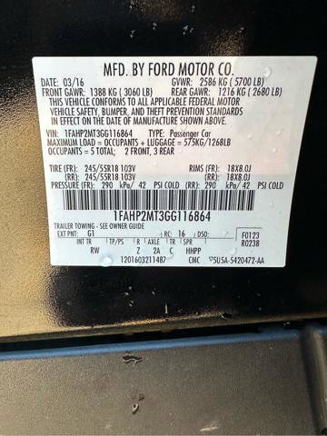 Used 2016 Ford Taurus Police Interceptor AWD image 24