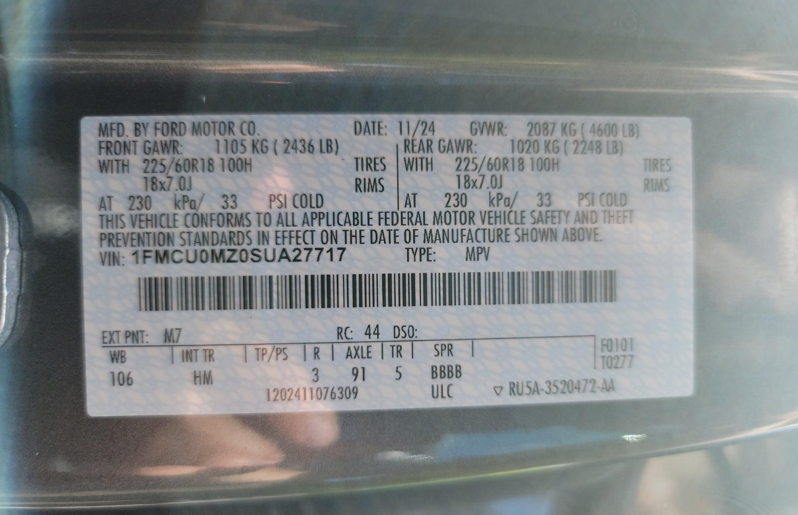 Used 2025 Ford Escape ST-Line w/ Equipment Group 301A FWD image 14