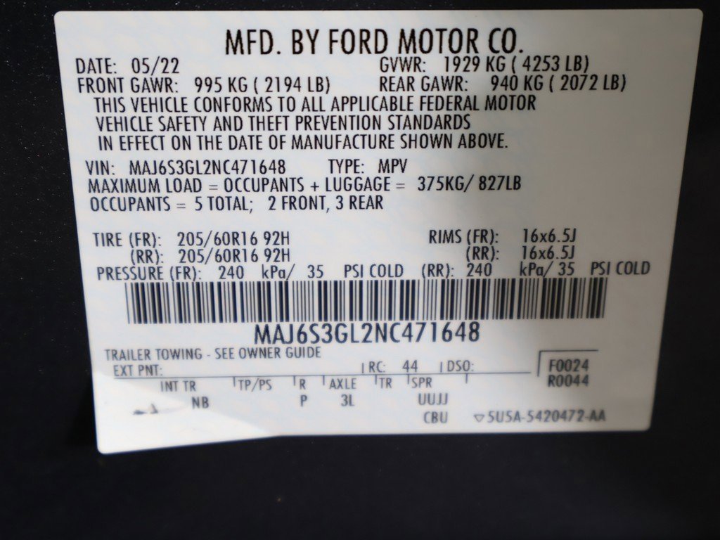 Used 2022 Ford EcoSport SE image 48