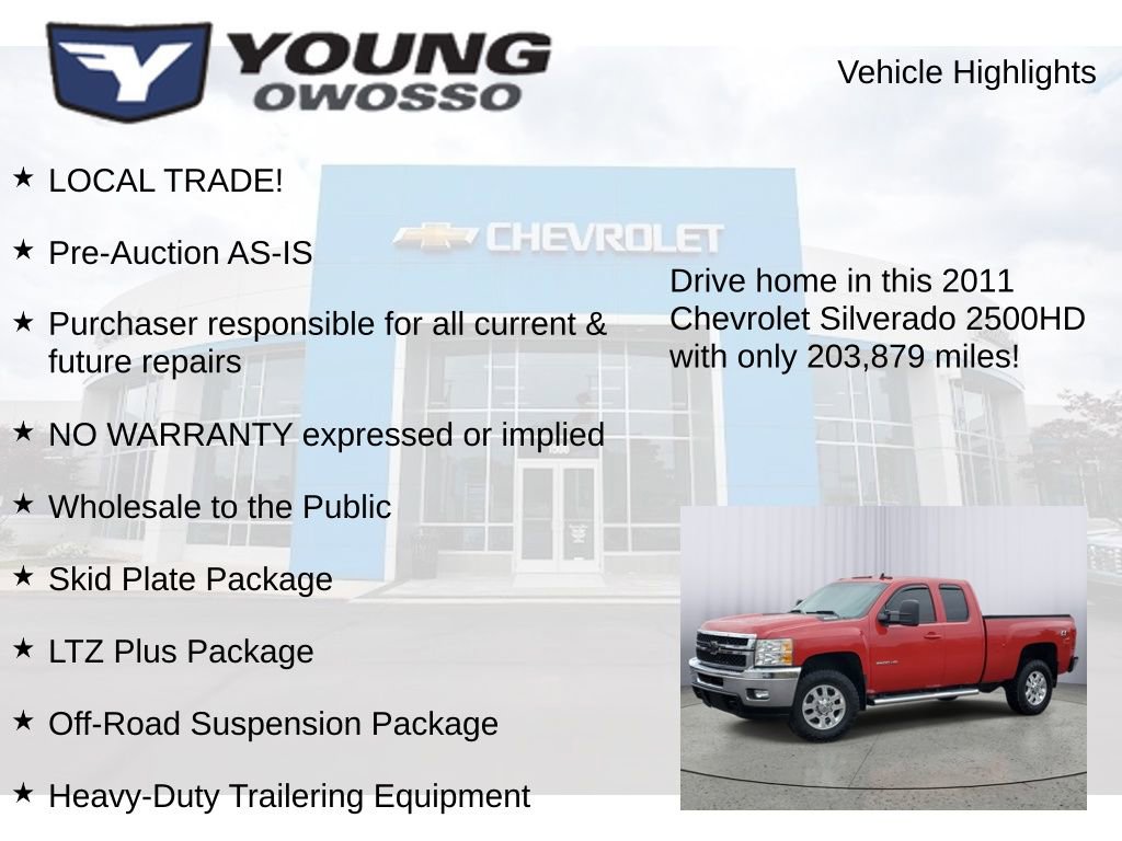 Used 2011 Chevrolet Silverado 2500 LTZ w/ LTZ Plus Package AWD/4WD image 8