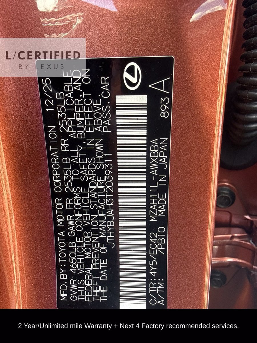 Used 2026 Lexus UX 300h FWD w/ Cold Area Package image 21
