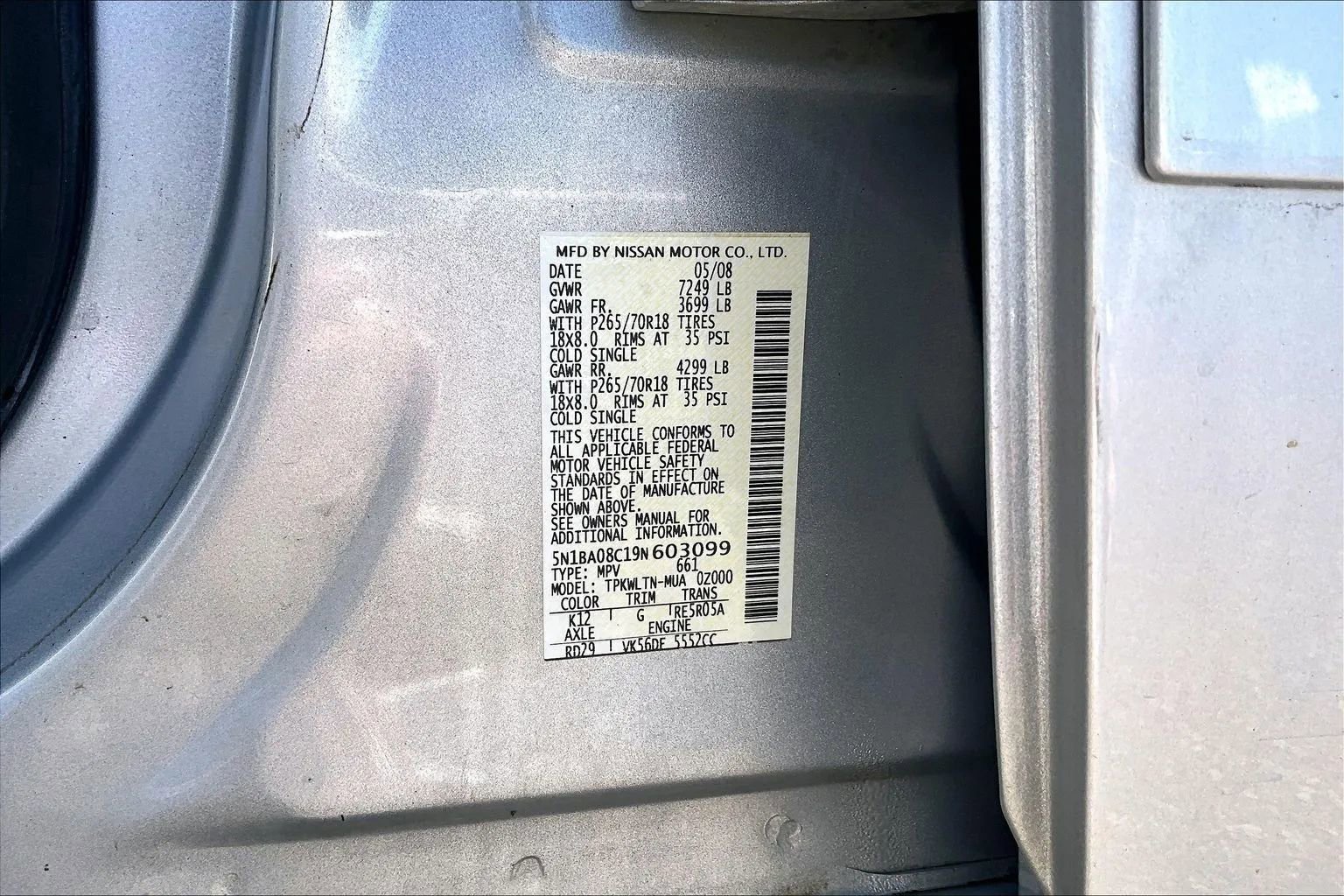 Used 2009 Nissan Armada SE w/ Drivers Preferred Pkg AWD/4WD image 24