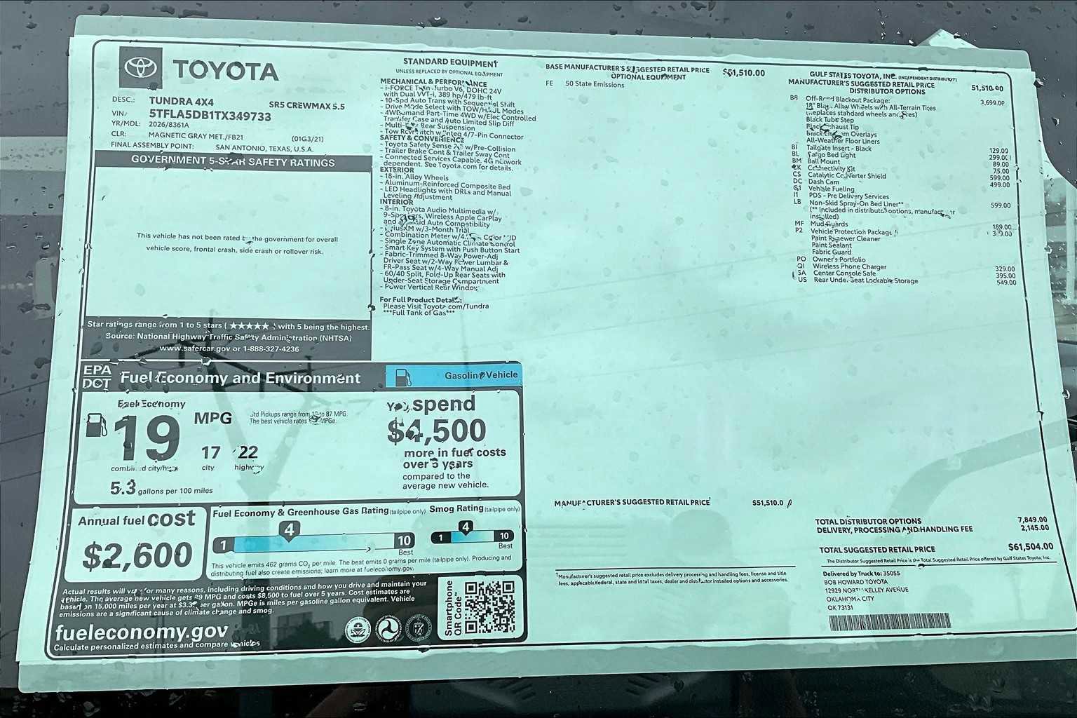 New 2026 Toyota Tundra SR5 image 20