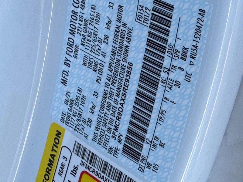 New 2025 Ford Bronco Sport Badlands w/ Badlands Tech Package image 19