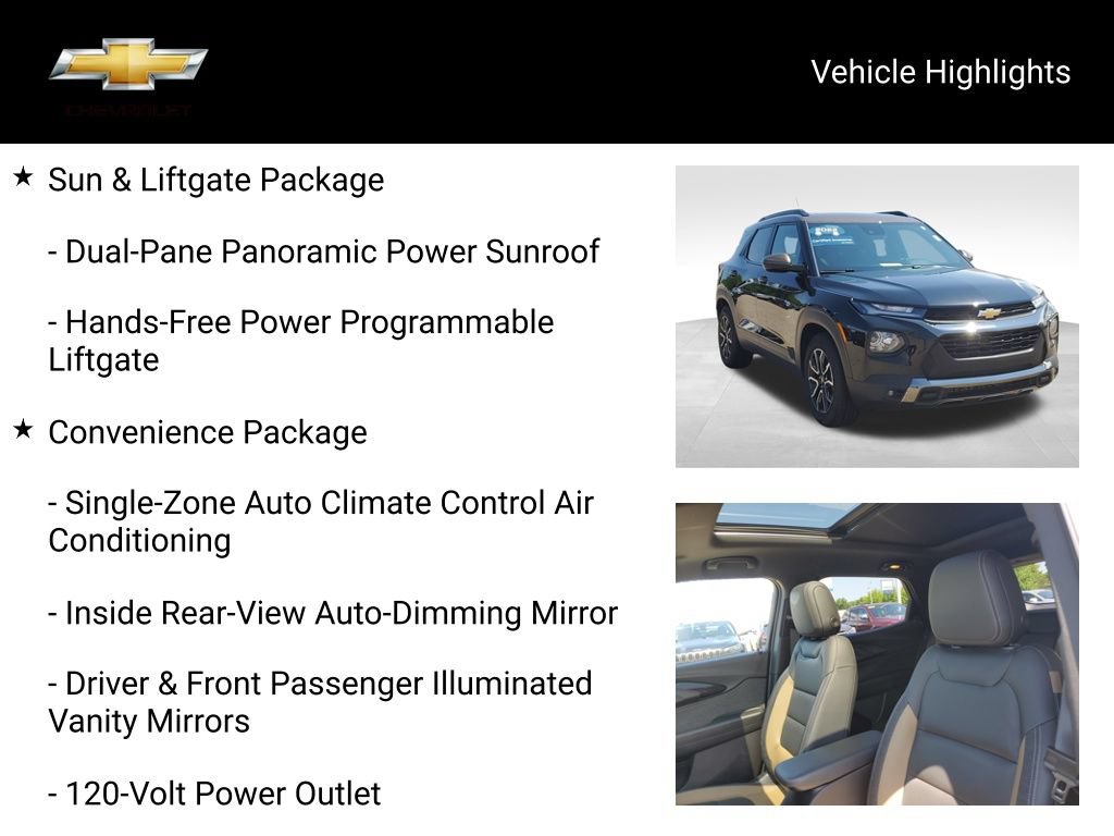 Certified 2022 Chevrolet TrailBlazer ACTIV w/ Sun and Liftgate Package FWD image 21