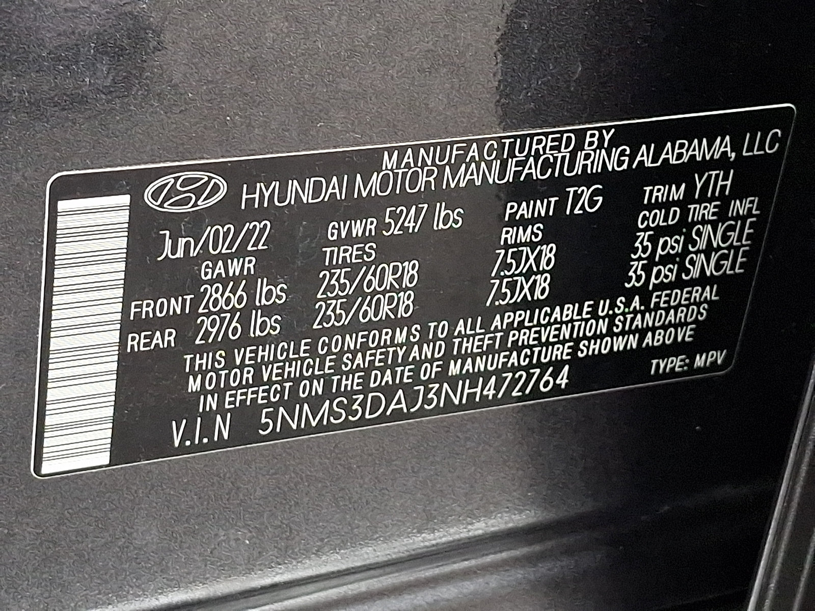 Used 2022 Hyundai Santa Fe SEL w/ Convenience + Premium Package AWD/4WD image 27