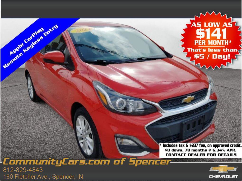 Used 2021 Chevrolet Spark LT FWD image 1