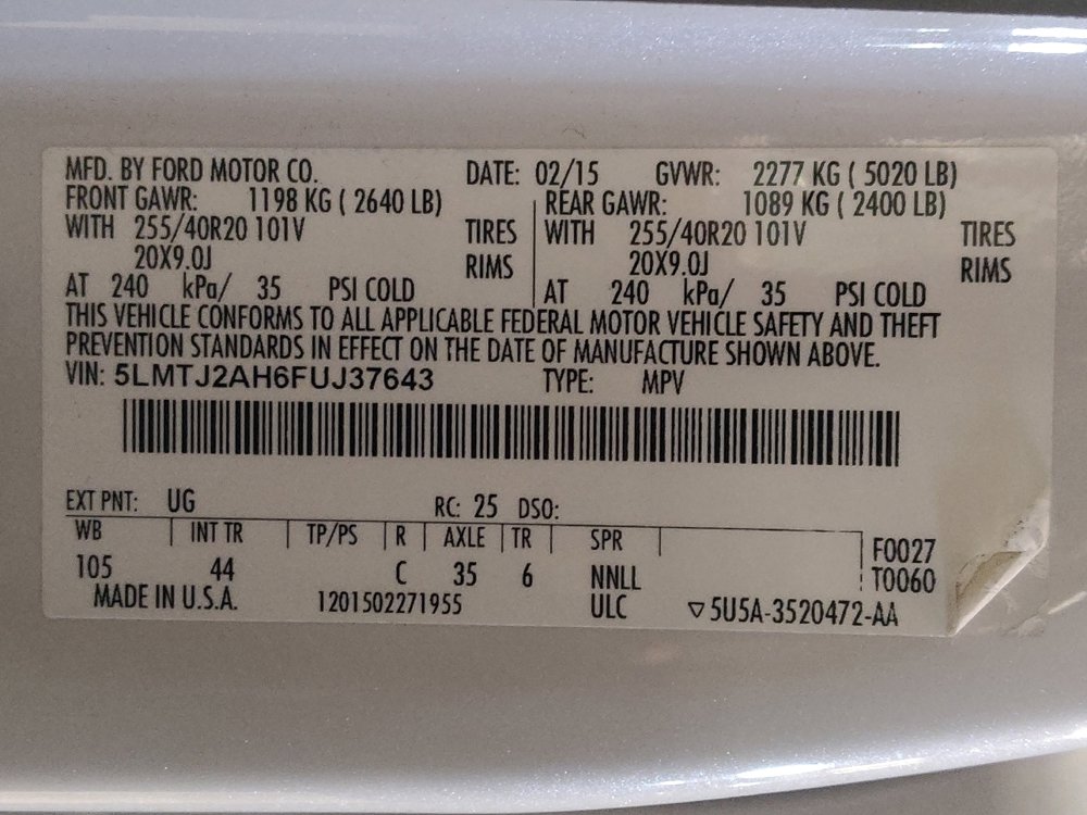 Used 2015 Lincoln MKC AWD w/ Equipment Group 102A Reserve image 33