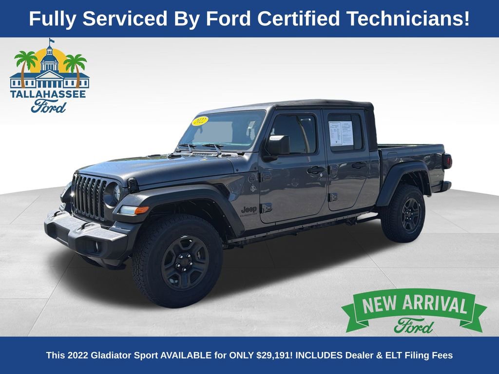 Used 2022 Jeep Gladiator Sport w/ Trailer Tow Package