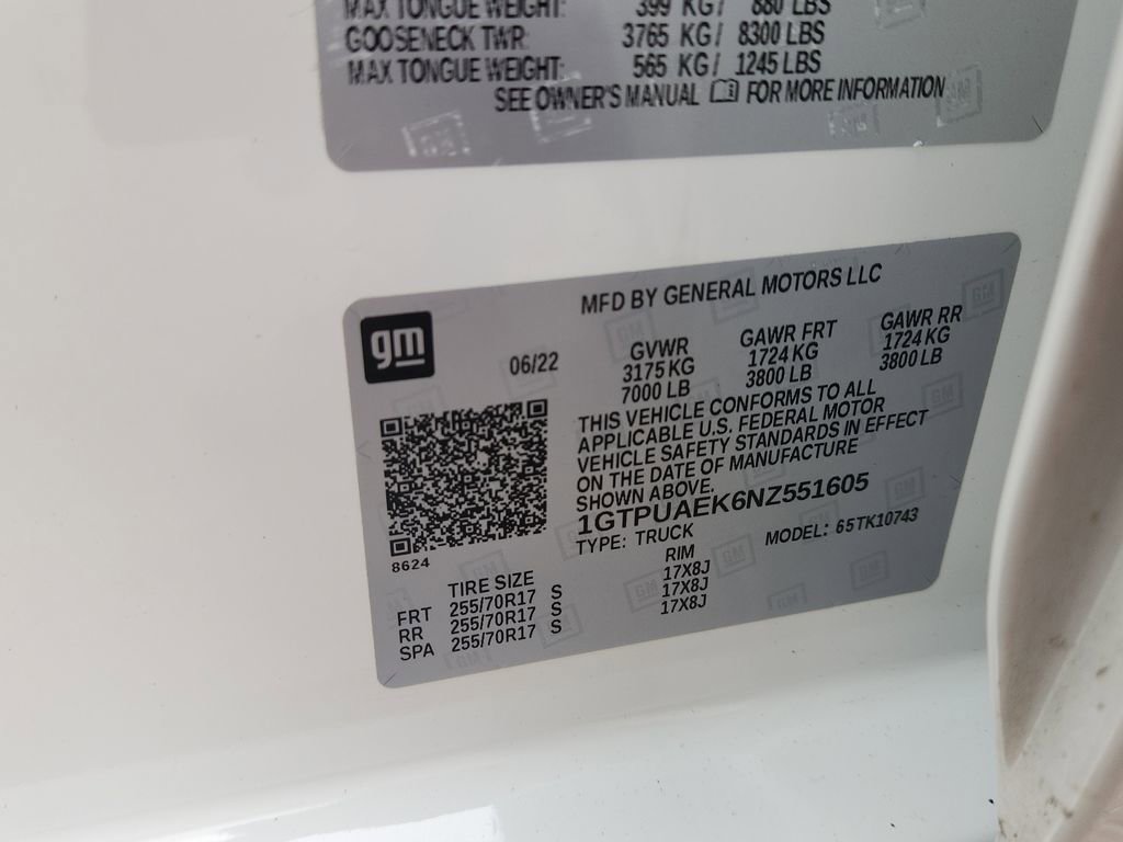 Used 2022 GMC Sierra 1500 Pro w/ Pro Value Package image 15