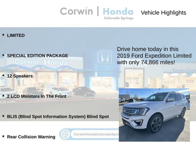 Used 2019 Ford Expedition Limited w/ Special Edition Package image 7