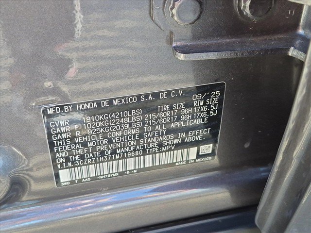 Certified 2026 Honda HR-V LX image 23