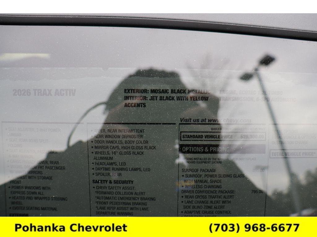 New 2026 Chevrolet Trax ACTIV w/ Sunroof Package image 31