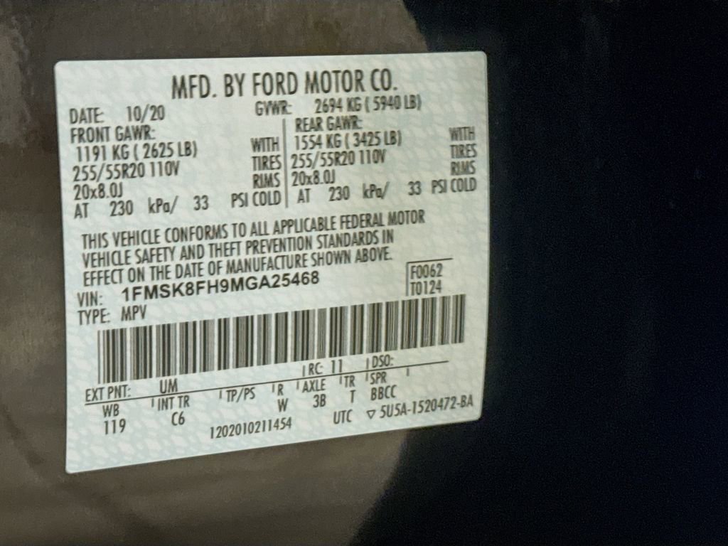 Used 2021 Ford Explorer Limited w/ Equipment Group 301A image 43