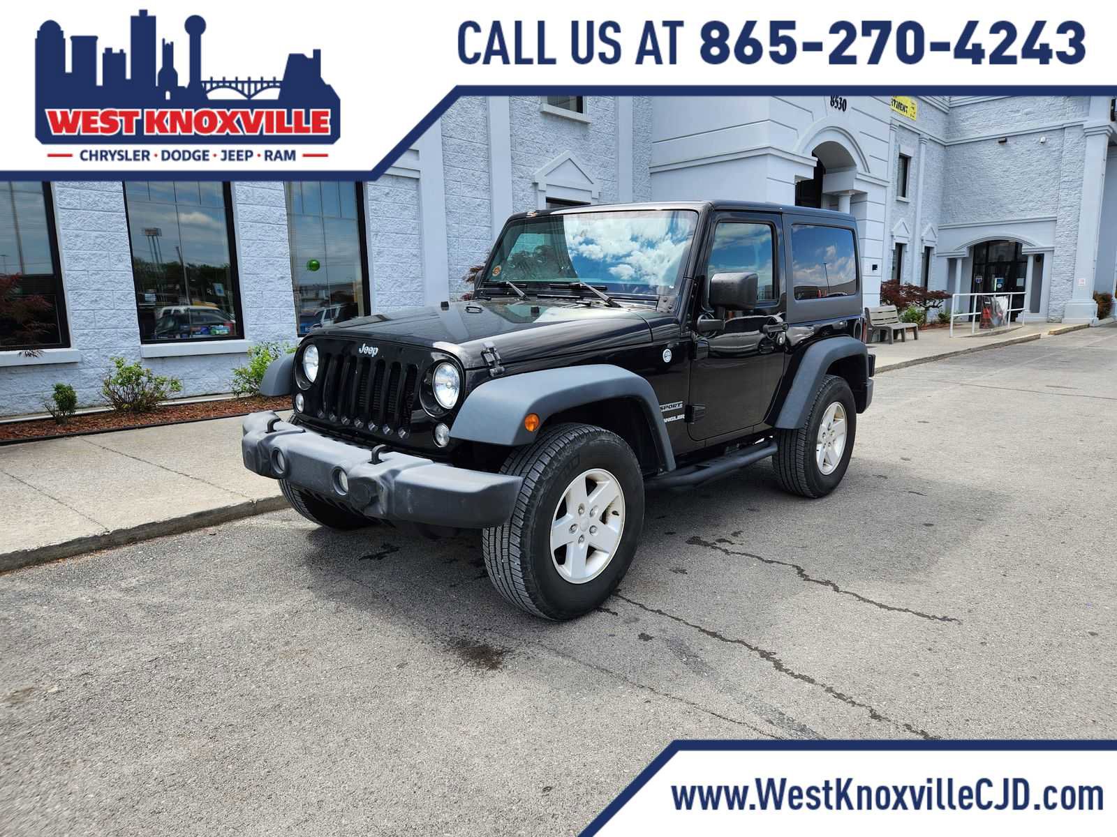 Certified 2016 Jeep Wrangler Sport w/ Quick Order Package 24S AWD/4WD image 1