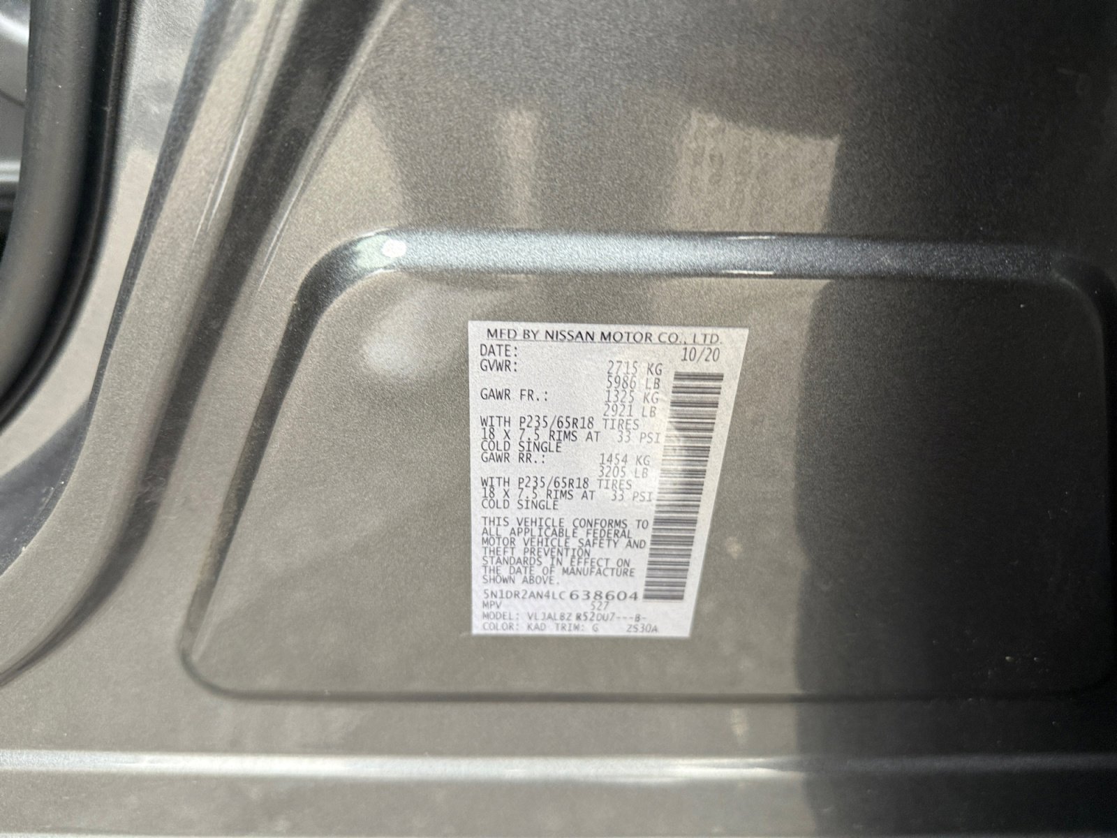 Used 2020 Nissan Pathfinder S image 21