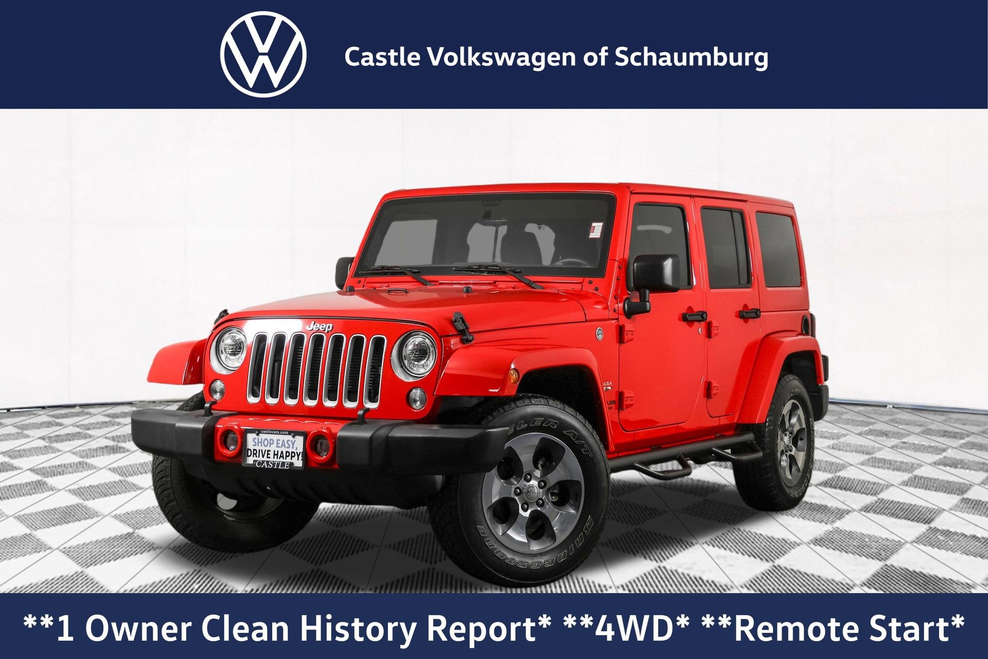 Used 2017 Jeep Wrangler Unlimited Sahara w/ Connectivity Group AWD/4WD image 1