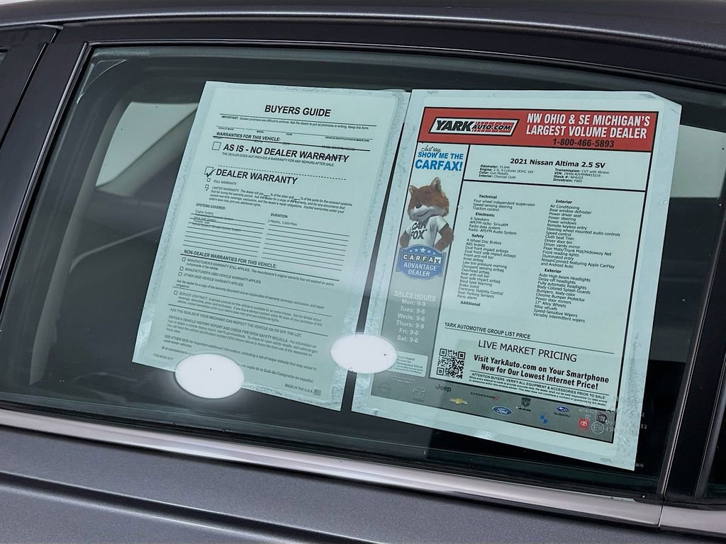 Used 2021 Nissan Altima 2.5 SV image 13