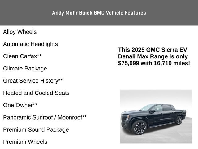 Used 2025 GMC Sierra EV Denali AWD/4WD image 3
