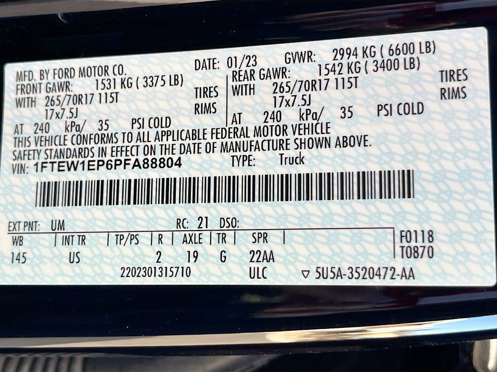 Used 2023 Ford F150 XLT w/ Equipment Group 301A Mid image 33