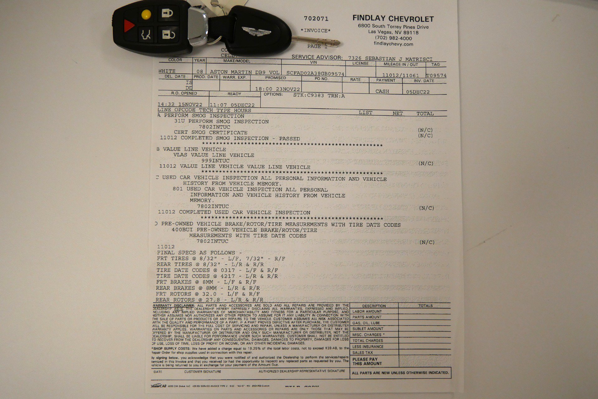 Used 2008 Aston Martin DB9 Volante RWD image 54