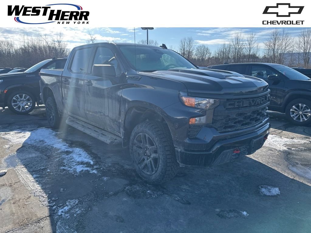 Used 2024 Chevrolet Silverado 1500 Custom Trail Boss w/ LPO, Dark Essentials Package image 1