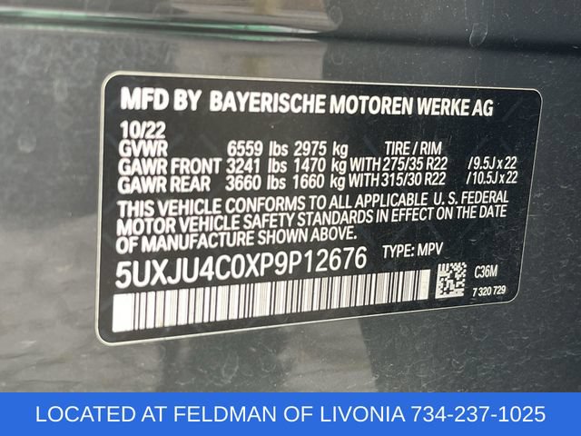 Used 2023 BMW X5 M50i w/ Executive Package AWD/4WD image 35