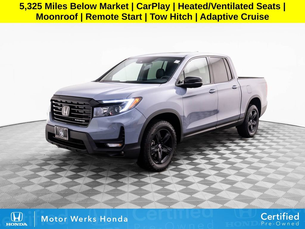 Certified 2022 Honda Ridgeline Black Edition