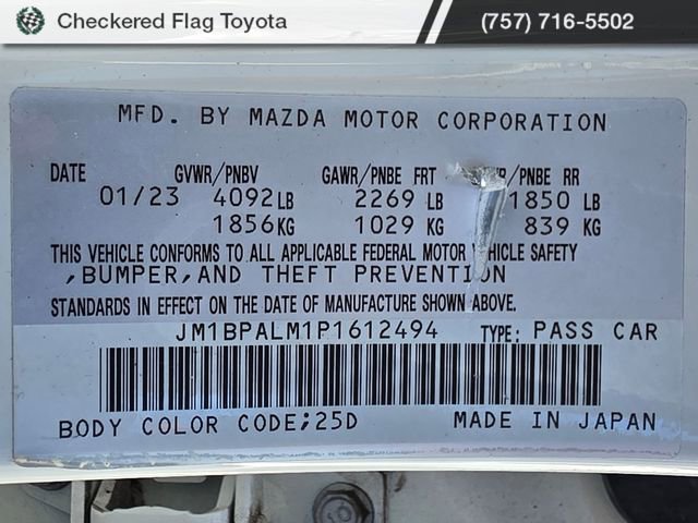 Used 2023 MAZDA MAZDA3 s FWD image 22